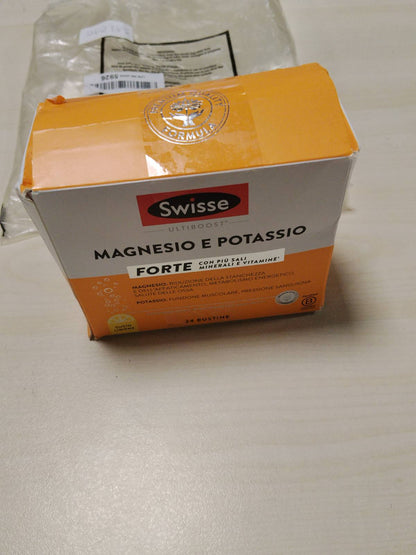 312010 - SWISSE - Magnezium dhe Kalium FORTE, Shtesë Pluhur Kaliumi dhe Magnezi për Burra dhe Gra, 24 Qese me Shije Limoni, Shtesa për Lodhje dhe Rimëkëmbje Muskujsh