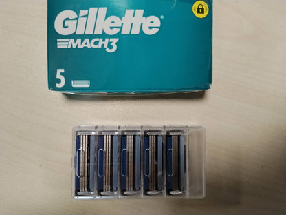311762 - GILLETTE Brisqe rroje Mach3 me mbushje për burra, brisqe me 3 tehe