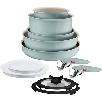 336071 - Tefal - Set enësh gatimi Ingenio Serenity me doreza - 11 pjesë