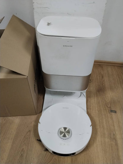 288009 - DREAME Fshesë me korrent robotike L40 Ultra, Fuqi thithjeje 11,000 Pa, vetëpastrim 65 °C, furçë anësore të zgjerueshme dhe të ngritshme, funksion fshese dhe mop të ngritshëm