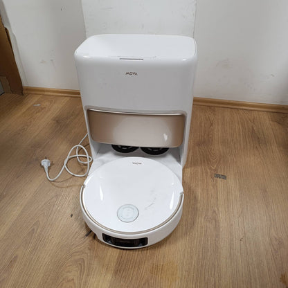 288023 - MOVA V50 Ultra, Fshesë Robotike, Fuqi Thithjeje 24,000 Pa, Largim Pengesash 6 cm, Navigim i Ngreshëm + RGB AI + LED, Larje me Ujë të Nxehtë 80°C, Vetë-Tharje 63°C, Sistem DuoSolution, Furçë Tricut