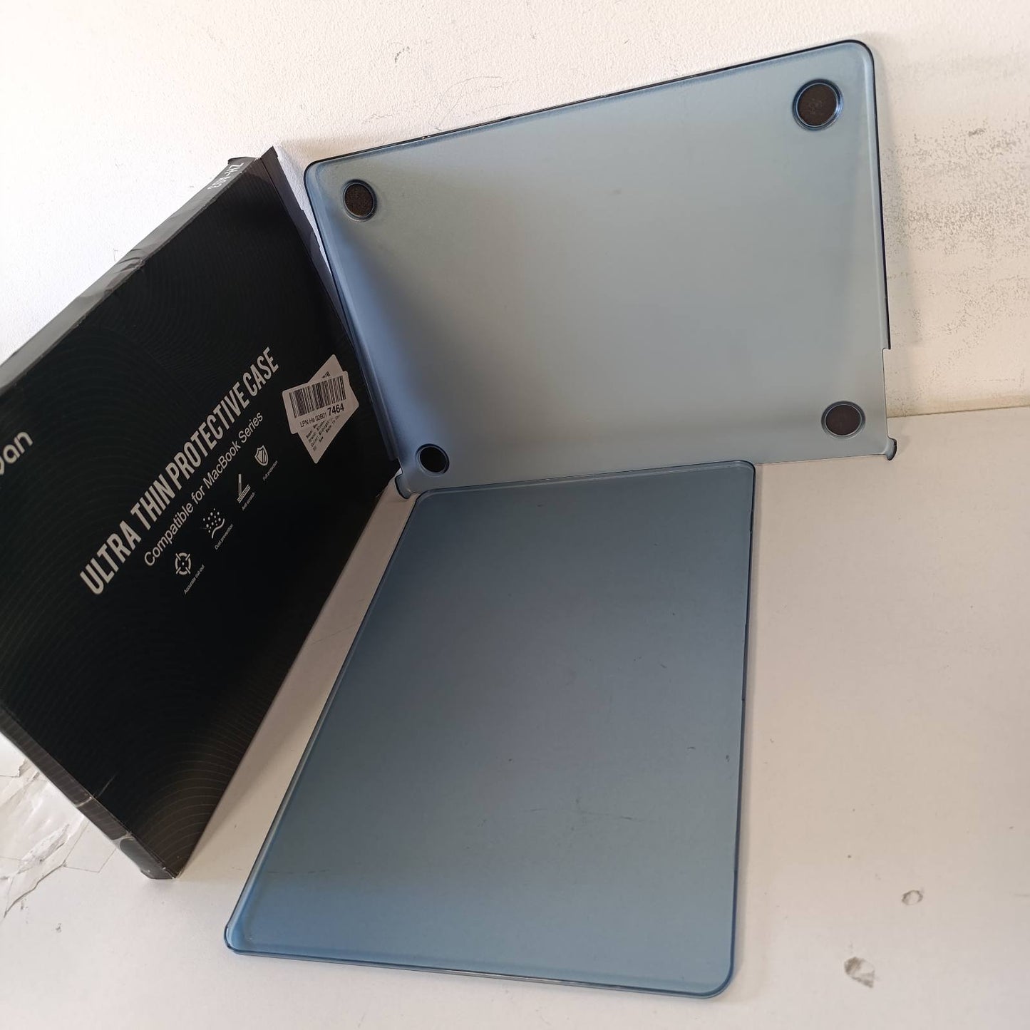 276908 - BLUESWAN Mbulesë mbrojtëse mat për laptopin, e pajtueshme me MacBook Air 13 inç M5, M4, M3, M2 2026, 2025, 2024 dhe 2022 - blu mesnate