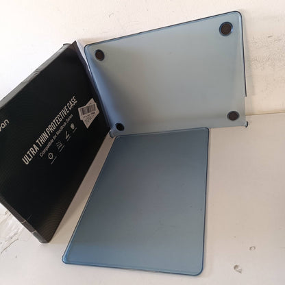 276908 - BLUESWAN Mbulesë mbrojtëse mat për laptopin, e pajtueshme me MacBook Air 13 inç M5, M4, M3, M2 2026, 2025, 2024 dhe 2022 - blu mesnate