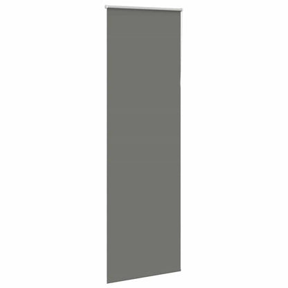 184005 -- VIDAXL Perde rrotulluese me errësim, gri, 80x210 cm, gjerësi pëlhure 75.7 cm, poliester