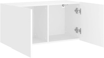 334435 - Dollap TV muri i bardhë 80x30x41 cm