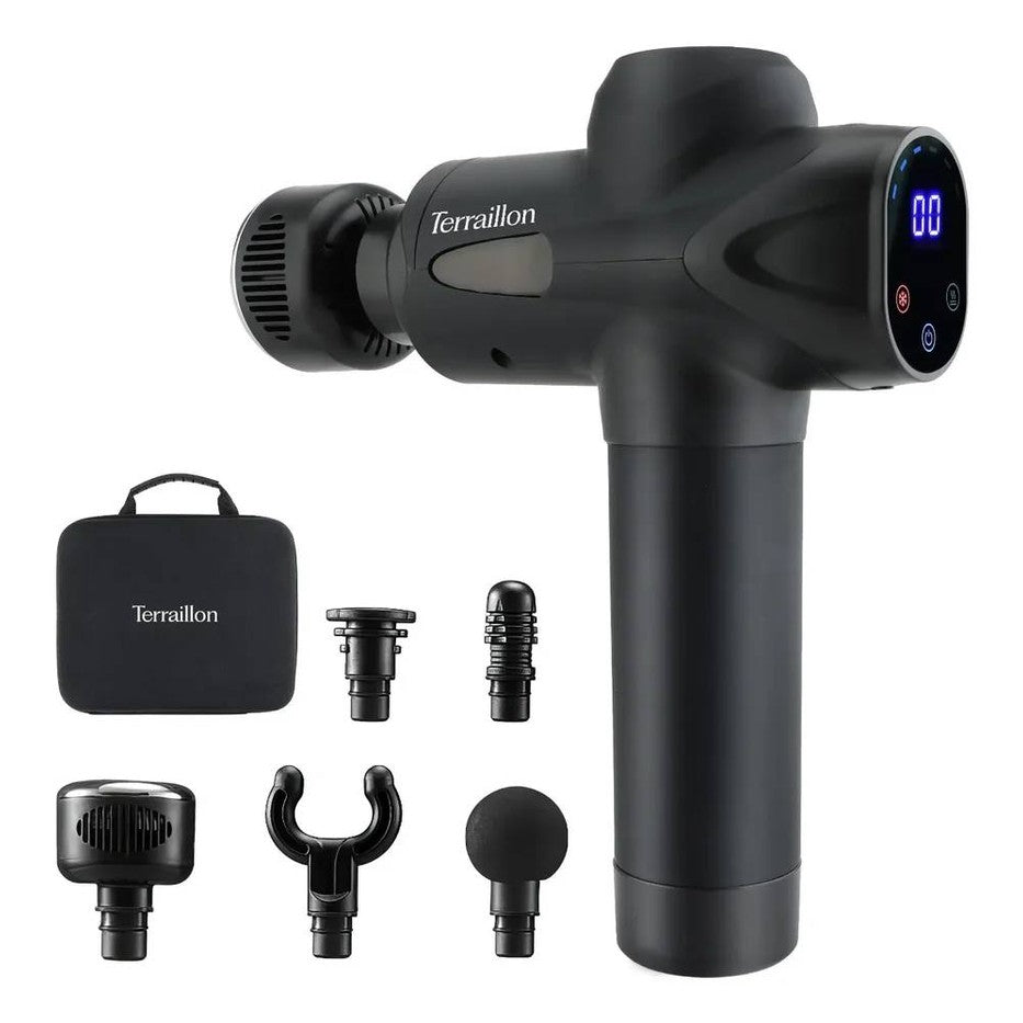 318968 - Pistoletë Masazhi GUN MASSAGER EXPERT – Me Koka me Nxehtësi & Ftohje