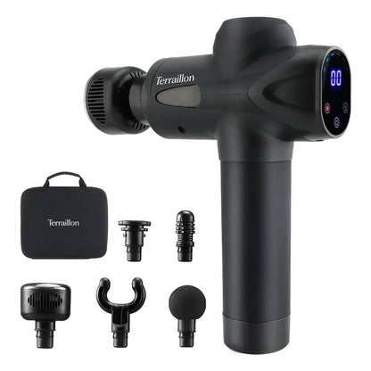 318968 - Pistoletë Masazhi GUN MASSAGER EXPERT – Me Koka me Nxehtësi & Ftohje