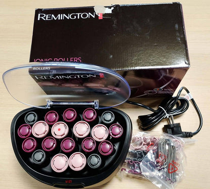 319629 - Rulë të nxehtë Remington me teknologji jonike, set me 20 rulë flokësh