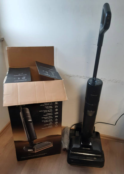 190430 - DREAME H15 Pro Fshesë me Korrent për Dysheme, Krah Robotik DescendReach, Thithje 21,000 Pa, AI GapFree pa Ngatërresa, Larje me Furçë Zhytëse 100°C, Tharje 5-Minutëshe në 90°C