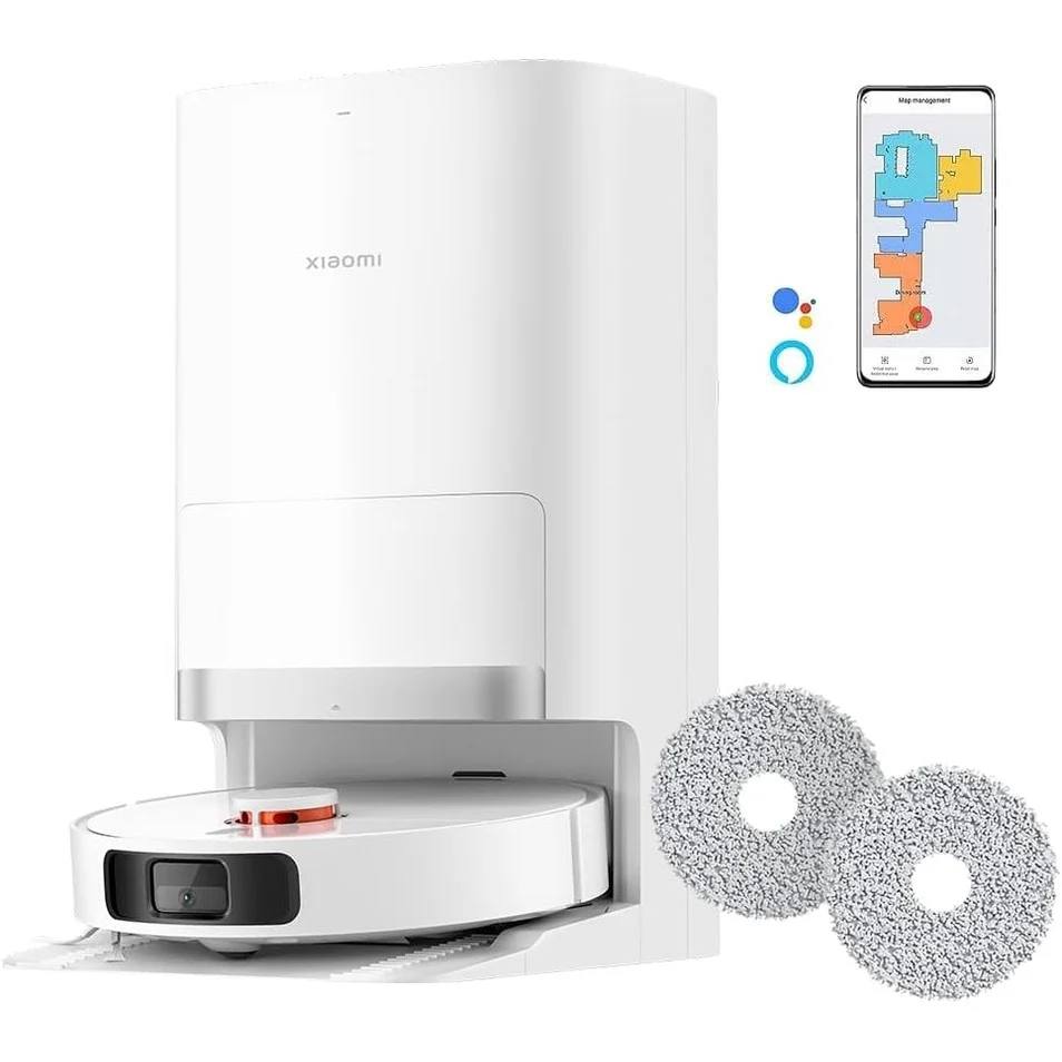 281090 - XIAOMI Fshesë Robotike X20+, Thithje 6,000 Pa, Stacion Inteligjent Gjithçka-në-Një, Navigim me Lazer 3D, Mop Rrotullues, Kontroll përmes Aplikacionit