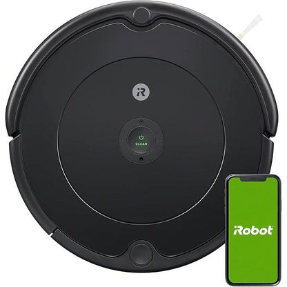 267569 -Robot fshesë iRobot Roomba 692 – Lidhje Wi-Fi, rekomandime të personalizuara për pastrimin, funksionon me Alexa, efektiv për qimet e kafshëve shtëpiake, tapetet dhe dyshemetë e forta, vetëkarikim.
