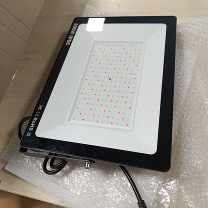 260522 - Prozhektor LED RGB Ultra i Hollë me Kontroll Remote 30W 50W 100W 200W, Reflektor Ndriçues IP66 për Ndriçim të Jashtëm (100W)