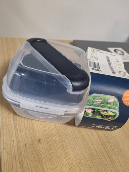 222644 - LocknLock TO GO Tas për Sallatë me enë për salcë, pirun dhe lugë, 950 ml
