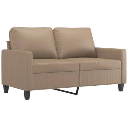 265284 - vidaXL Divan 2-Vendësh Cappuccino 120 cm Lëkurë Artificiale