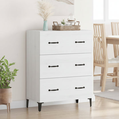 265513 - vidaXL Sideboard i Bardhë 69.5x34x90 cm prej Druri të Inxhinieruar