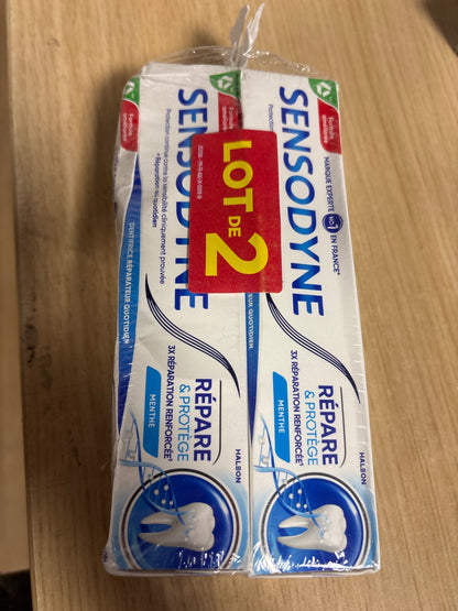 237814 - Pastë dhëmbësh Sensodyne Riparon dhe Mbron, me shije mente.