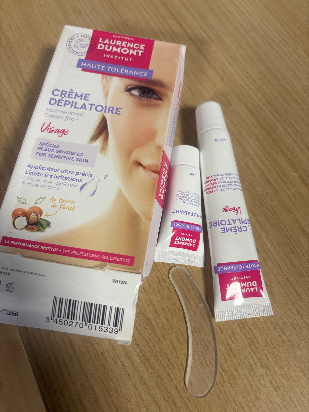 263903 - Laurence Dumont Institut – Krem depilues për fytyrë me tolerancë të lartë, 20 ml
