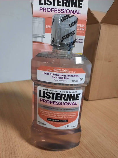 298969 - Listerine Professional Gum Protection+ – Shpëlarës profesional për mbrojtjen e mishrave të dhëmbëve.