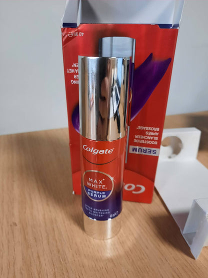 298997 - Serum zbardhues për dhëmbë Colgate Max White Purple Whitening Booster, 40 ml.