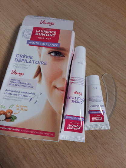 298762 - Laurence Dumont Institut – Krem depilues për fytyrën, për lëkurë shumë të ndjeshme, 20 ml.