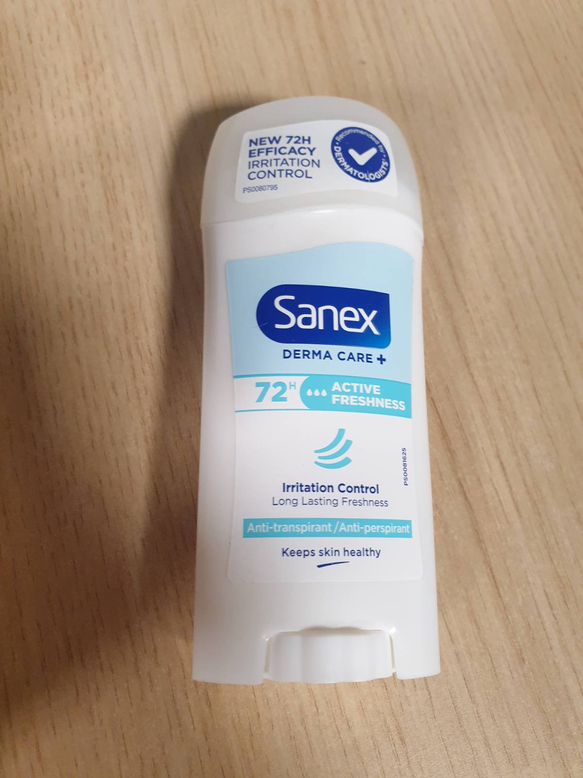 295687 - Sanex Derma Care+ Active Fresh – Deodorant antiperspirant në formë stik, me mbrojtje deri në 72 orë.