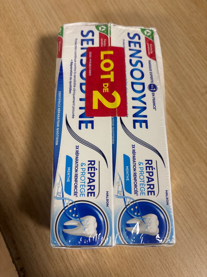 295490 - Pastë dhëmbësh Riparon & Mbron, me shije menteje – SENSODYNE.
