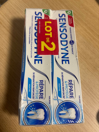 295152 - Pastë dhëmbësh me mente për riparim dhe mbrojtje Sensodyne, 75 ml , 2 cope.