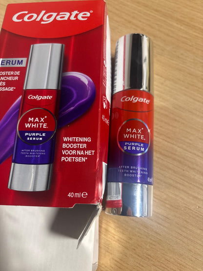 295262 - Serum për bardhësinë e dhëmbëve Colgate Max White Purple, 40 ml
