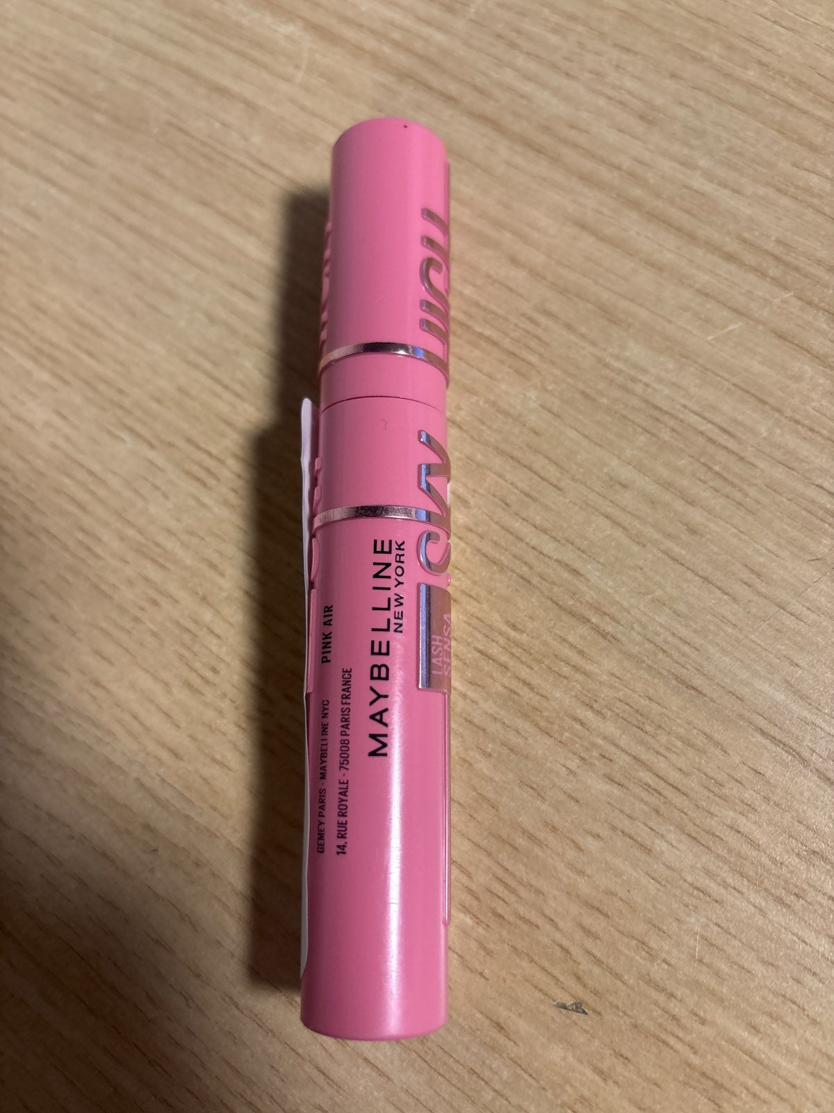 290576 - Maskarë Maybelline New York Sky High Lash Sensational, gjatësi dhe volum maksimal, furçë Flex Tower, ndjesi e lehtë, me ekstrakt bambuje, Pink Air.