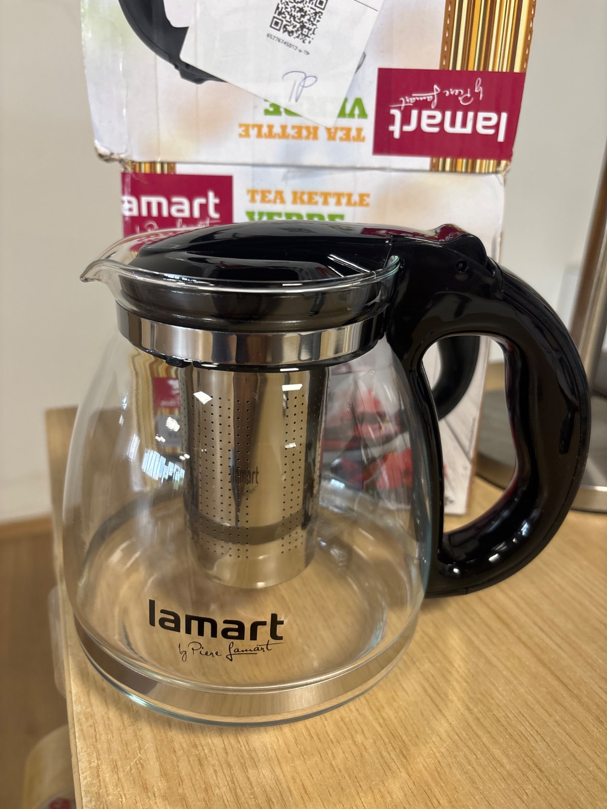 281023 - Çajnik Lamart LT7027, i zi, 1.5 L