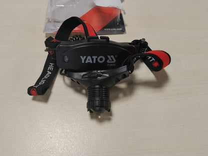 281018 - Dritë koke Yato YT-08590, 3 W, 100 lm, e zezë