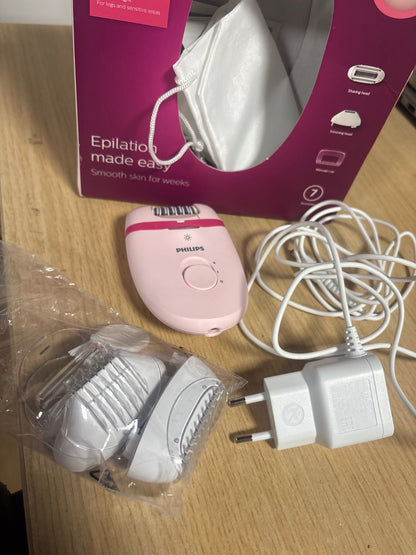 281081 - Depilator Philips Seria 2000, depilator me kabllo për këmbët dhe trupin, pajisje depilimi për femra, me modelin BRE227/00