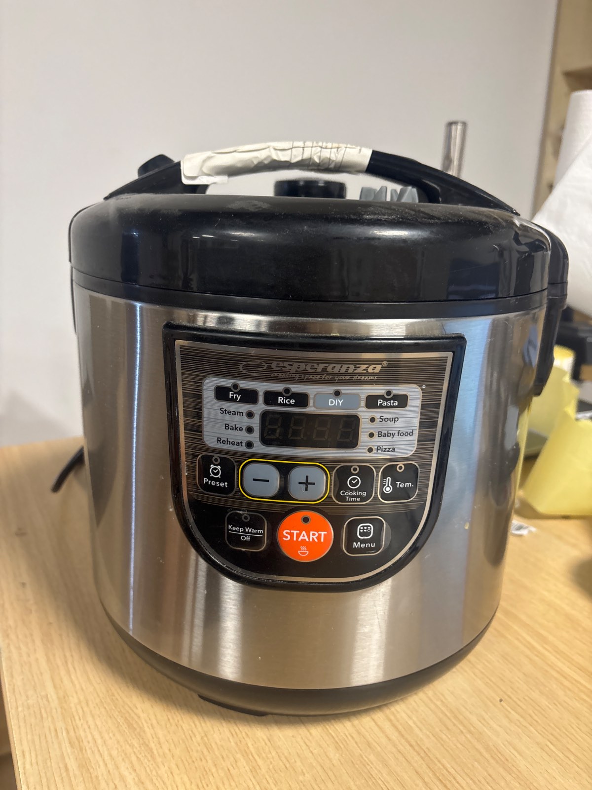 281039 - Tenxhere Multicooker Esperanza Cooking Mate, 850W, argjendtë (EKG011)