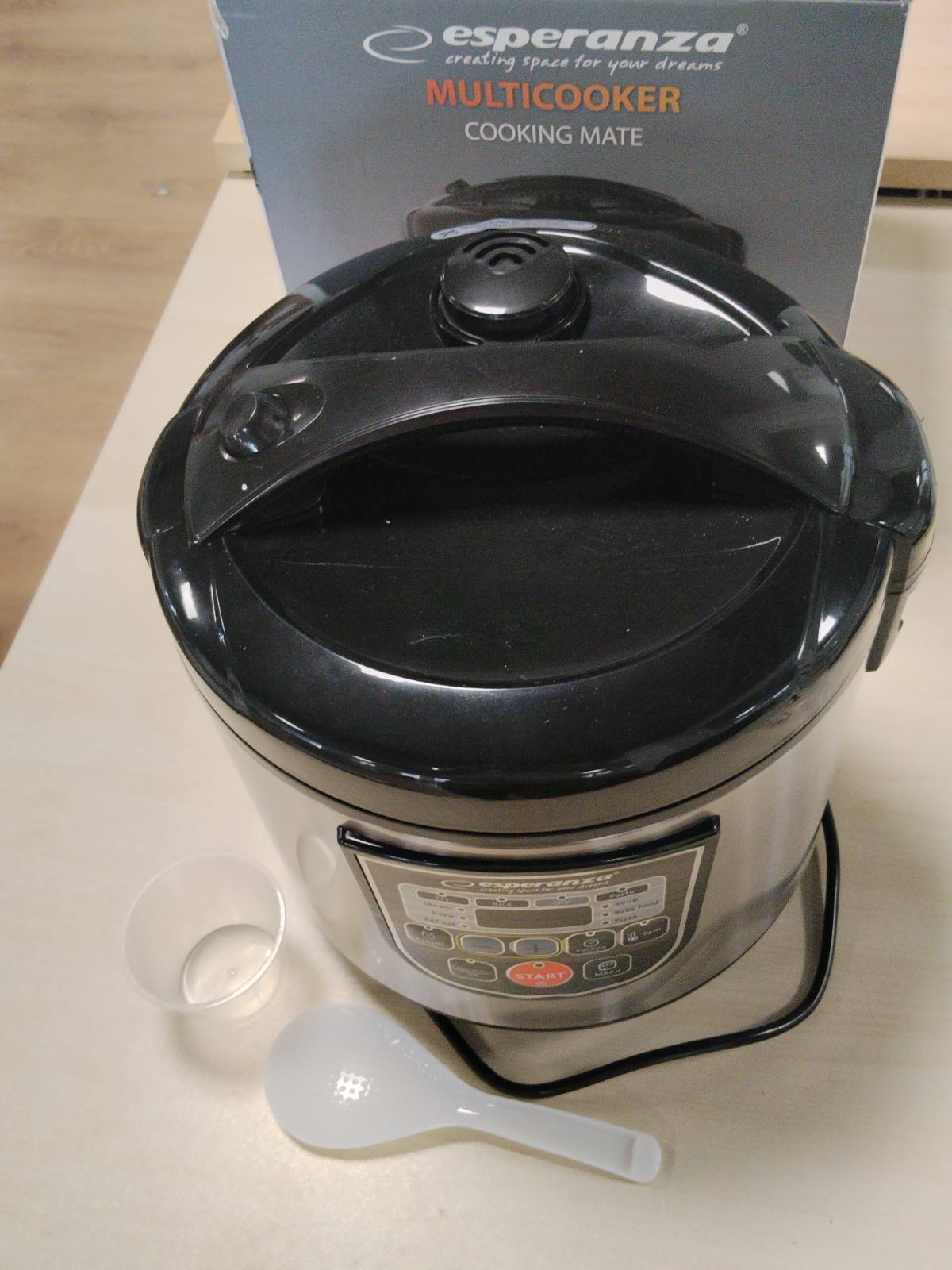 281038 - Tenxhere Multicooker Esperanza Cooking Mate, 850W, argjendtë (EKG011)