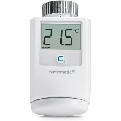 233588 - Termostat Radiatori për Shtëpi Inteligjente IP Homematic - Standard - Kontroll inteligjent i ngrohjes nëpërmjet aplikacionit dhe kontrollit zanor me Amazon Alexa, 140280A0