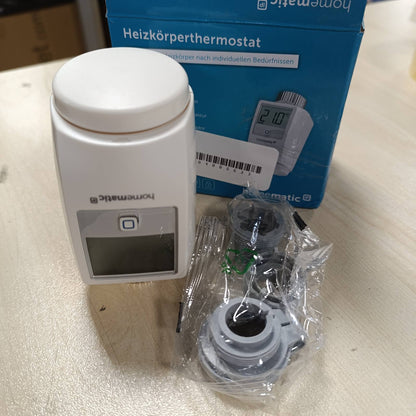 233588 - Termostat Radiatori për Shtëpi Inteligjente IP Homematic - Standard - Kontroll inteligjent i ngrohjes nëpërmjet aplikacionit dhe kontrollit zanor me Amazon Alexa, 140280A0