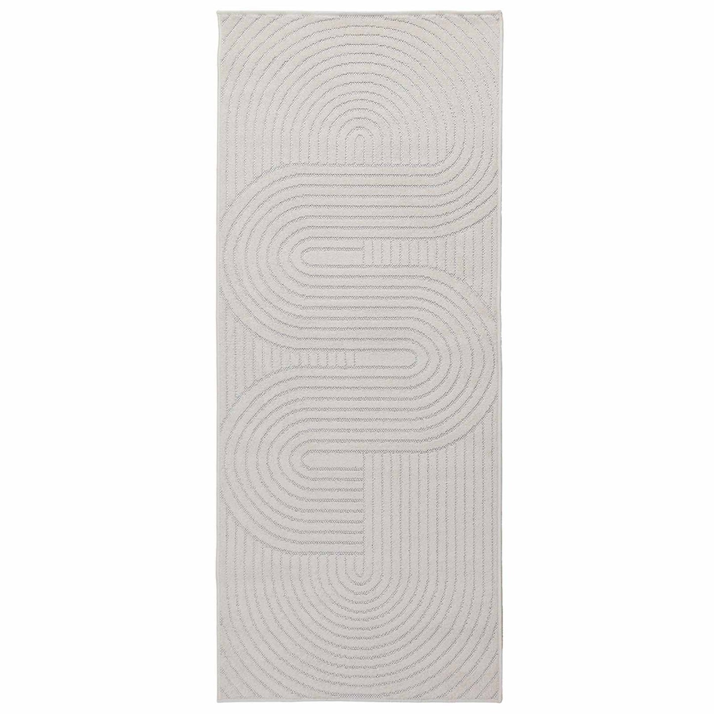 280454 - vidaXL Qilima Drejtkëndësh PALMERAS Bezhë 80 x 200 cm Poliester
