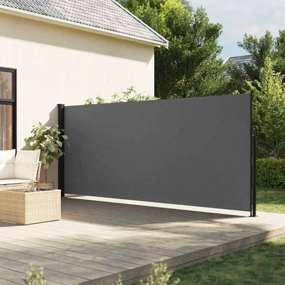 291228 - VidaXL Tendë anësore e tërheqshme, ngjyrë antracit, 180x600 cm