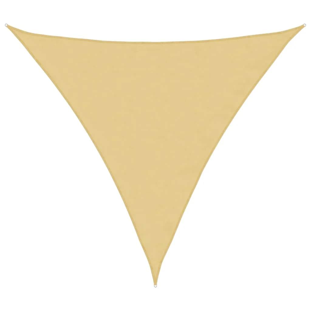 291621 - vidaXL Tendë dielli në formë katrore, bezhë, 4 × 4 m, 100% poliester Oxford