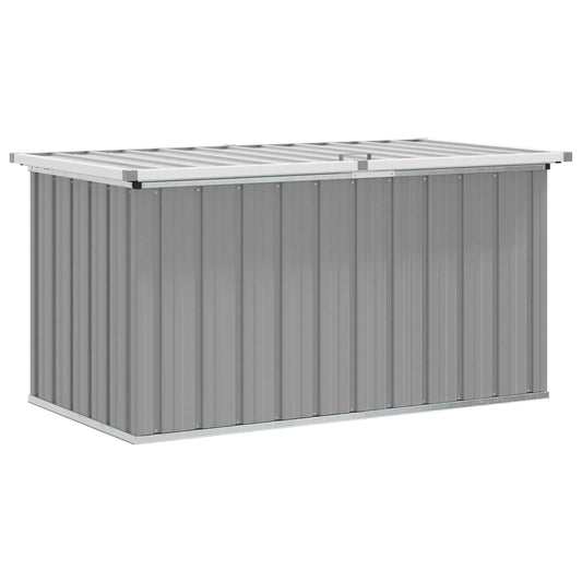 291126 - vidaXL Kuti magazinimi për kopsht, gri, 129 × 67 × 65 cm