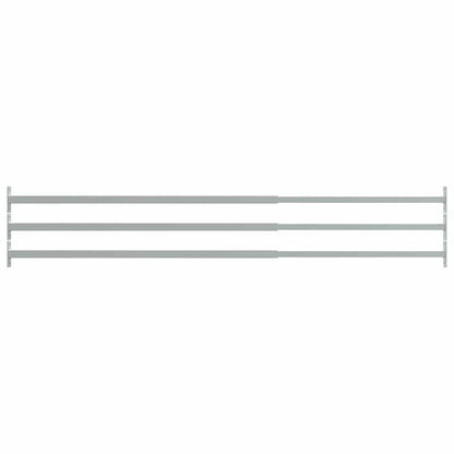 291159 - vidaXL Shufra sigurie të rregullueshme për dritare, 3 copë, 710–1200 mm