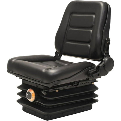 291370 - Sedilje për pirun ngritës dhe traktor vidaXL me pezullim dhe mbështetëse shpine të rregullueshme