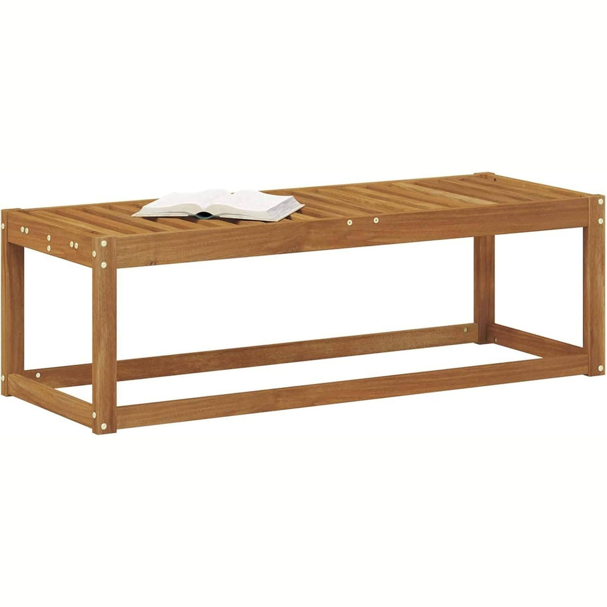291284 - vidaXL Stolë/ulëse për ambiente të jashtme, natyrale, 115 × 43 × 37 cm, dru i fortë akacie