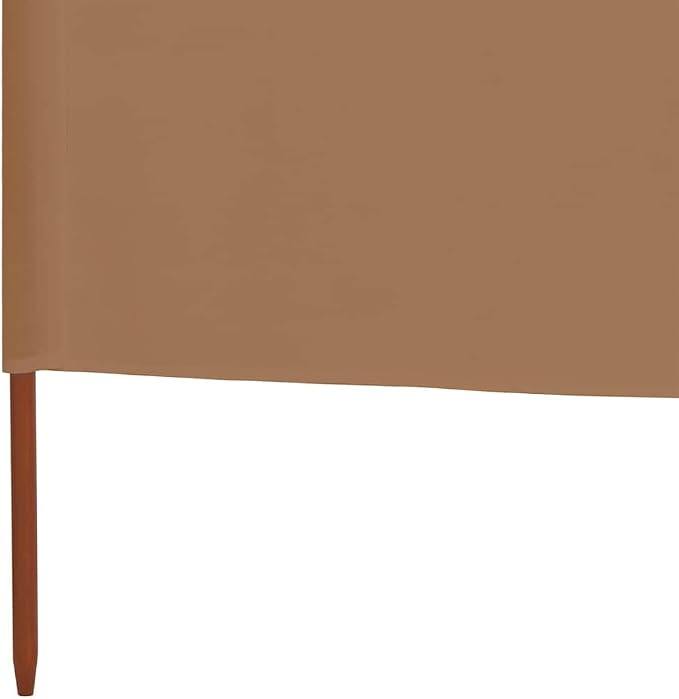 291271 - vidaXL Xham i erës me 9 panele, ngjyrë pëlhure, 1200x120 cm, ngjyrë bezhë
