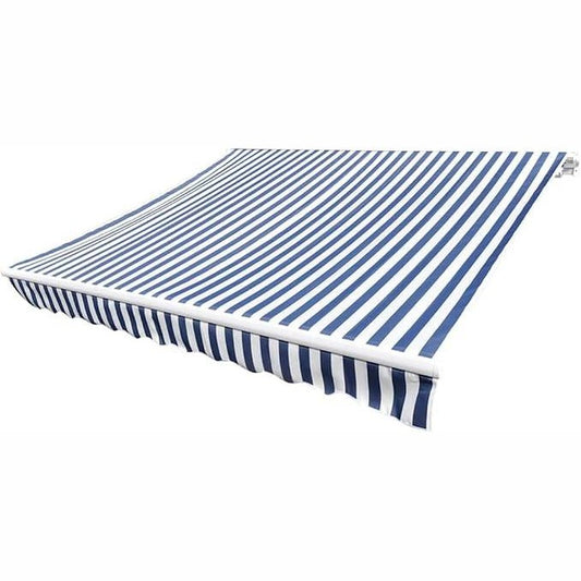 291538 - vidaXL Pëlhurë zëvendësuese për tendë, blu dhe e bardhë, 330 × 245 cm, poliester