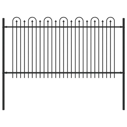291323 - vidaXL Gardh Harku me Thumba DRONTEN 200 x 150 cm Çelik i Lyer, i Zi
