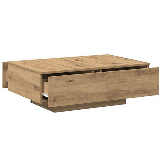 280104 - vidaXL Tavolinë Kafeje Artisan Oak 90 × 60 × 31 cm, Dru i Përpunuar