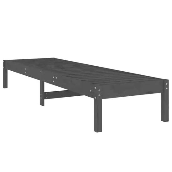 280094 - vidaXL Shezllon për Kopsht 199.5 × 60 × 74 cm, Dru Masiv Pishe, Gri