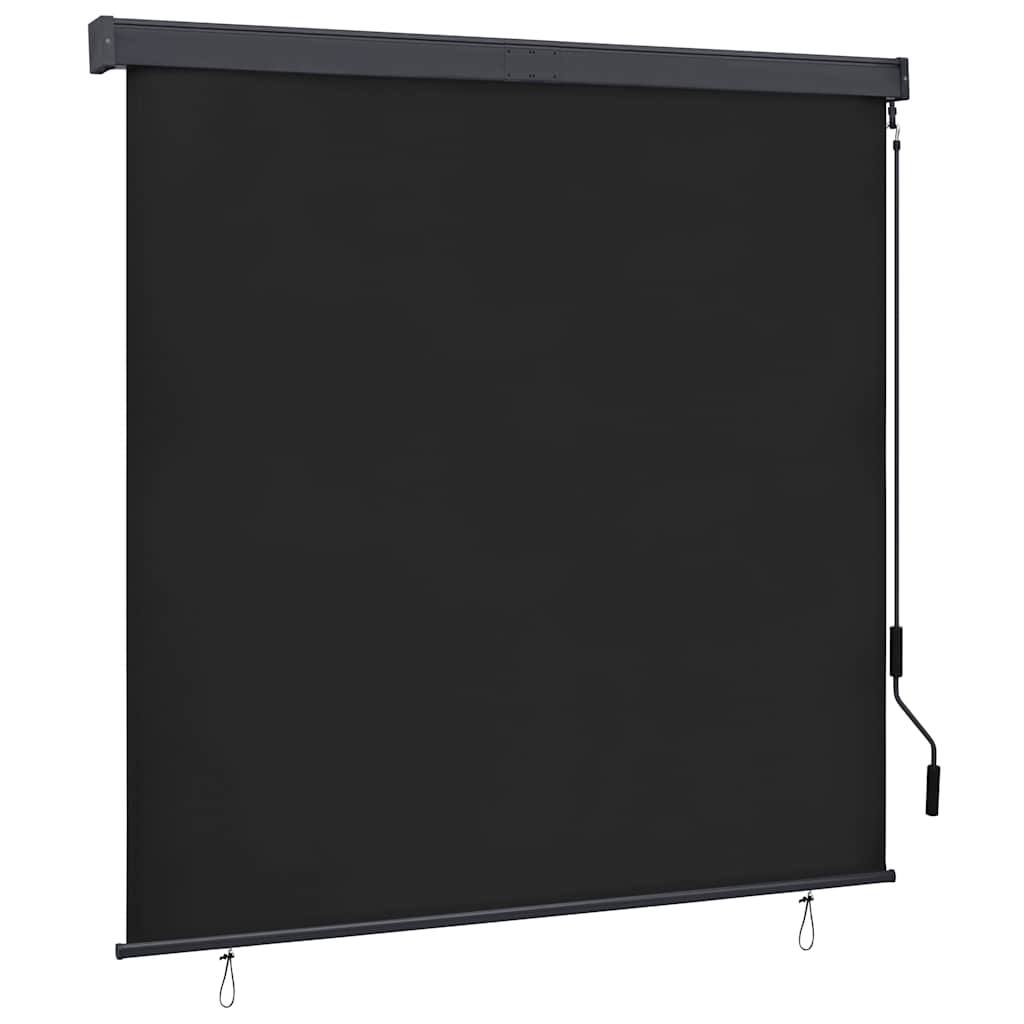 244656 - vidaXL Perde Rul për Ambient të Jashtëm 160 × 250 cm, Antracit