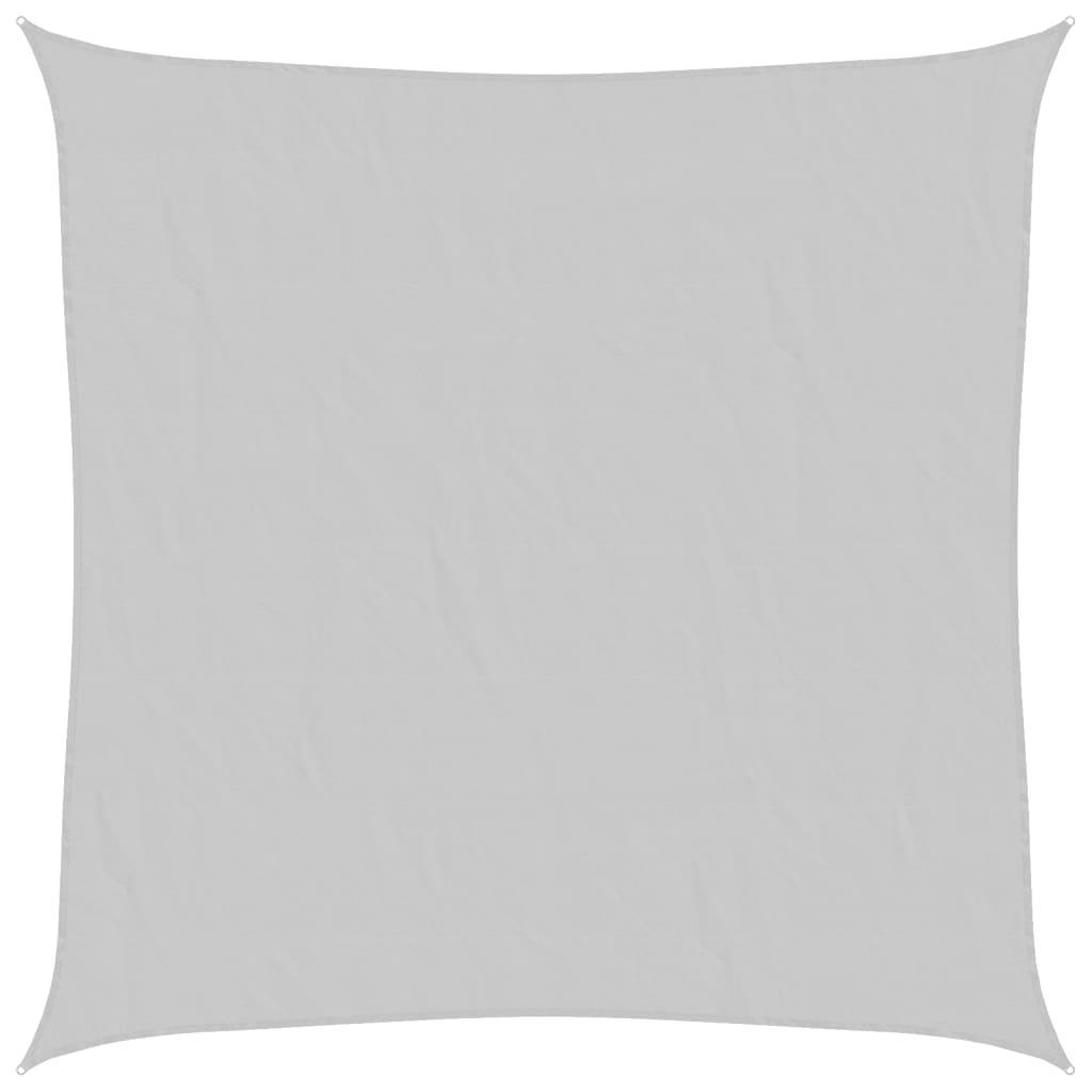 280289 - vidaXL Tendë Mbrojtëse nga Dielli 7 × 7 m, Gri e Çelët, Pëlhurë Oxford 100% Poliester
